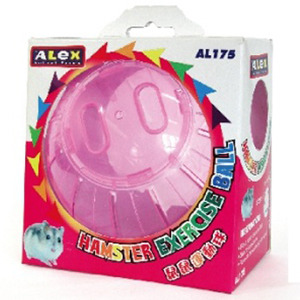 알렉스 엑서사이즈 햄스터볼-지름14.5cm/핑크